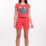 Medvilninis laisvalaikio kostiumas su šortais