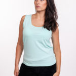 Tampuūs medvilniniai berankoviai marškinėliai