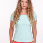 Tampūs medvilniniai marškinėliai trumpomis rankovėmis